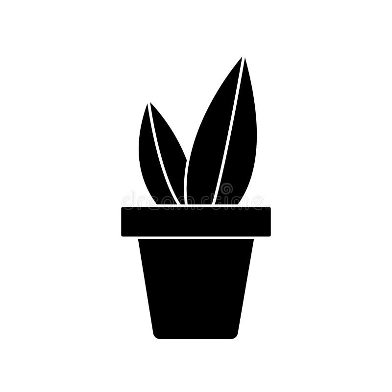 Download Flower Plant Pot Silhouette Stock Illustrations - 3,890 ...