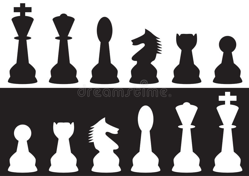 Chess piece name set Royalty Free Vector Image