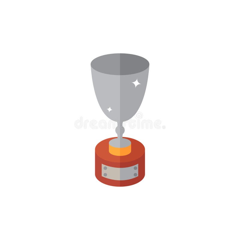Vector silver cup stock vector. Illustration of championship - 85814485