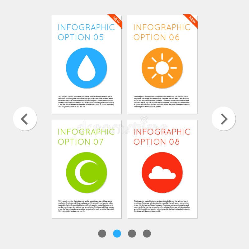 Simple Flat Modern UI Design Website Elements Stock Vector ...