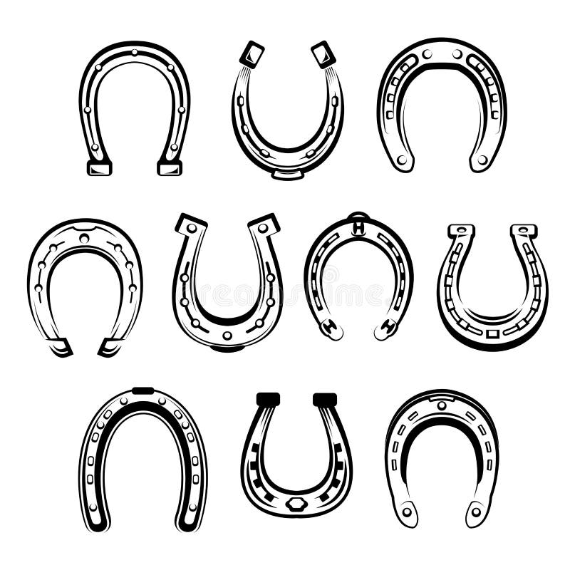 Good Luck Horse Shoe Stock Illustrations – 3,496 Good Luck Horse