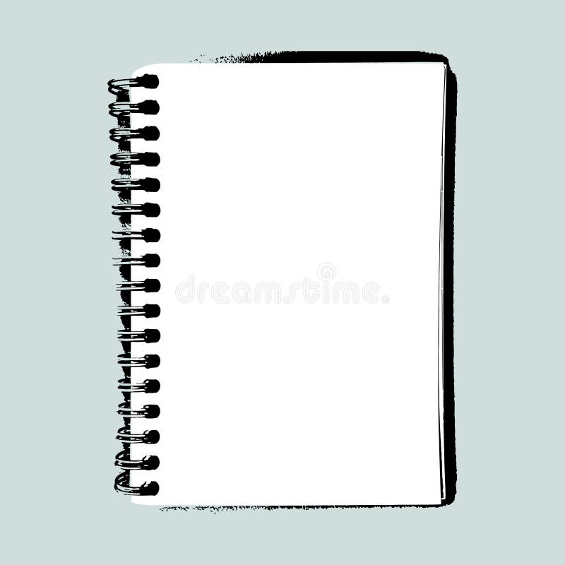 Vector sketchbook stock vector. Illustration of paper 19979142