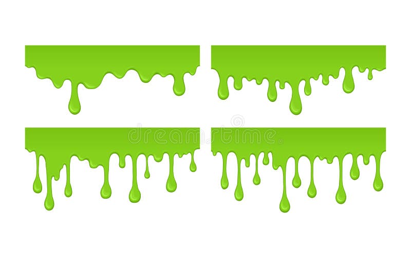 Vector slime drops and blots. vector illustration Vector slime drops and blots. vector illustration