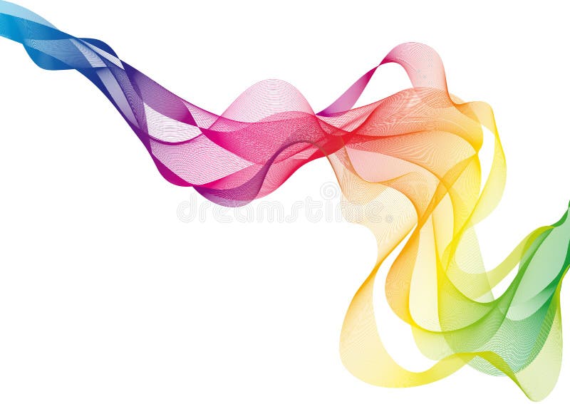 Vector smoke stock illustration