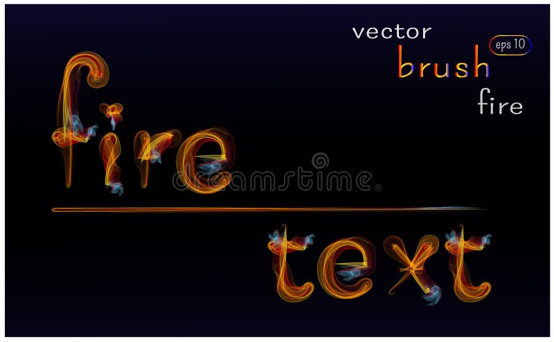 Brush Fire Circle stock vector. Illustration of bonfire - 135049897