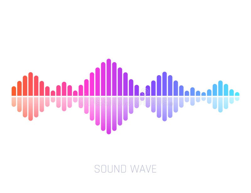 Vector Sound Waves Set. Audio Player. Audio Equalizer Technology, Pulse ...