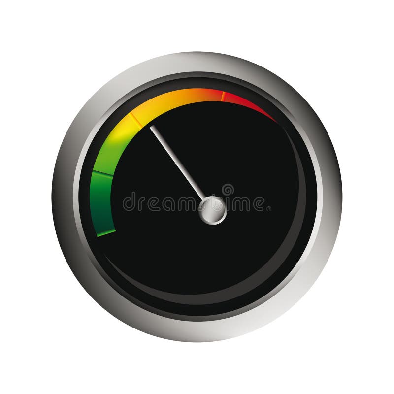 Vector speedometer vector illustration