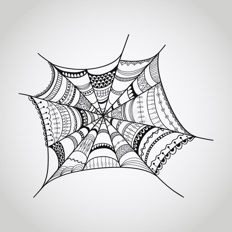 Vector spider-web