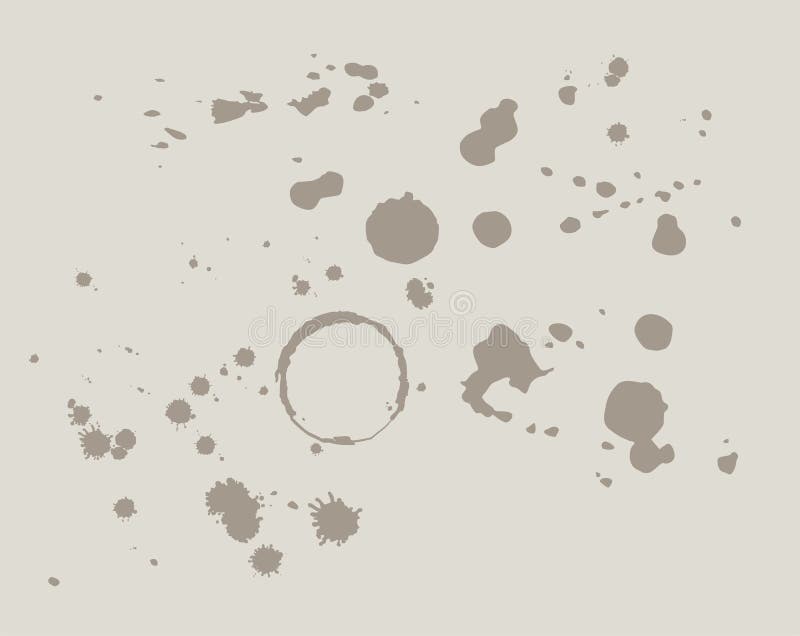 Vector spots of ink stock vector. Illustration of glass 85406742