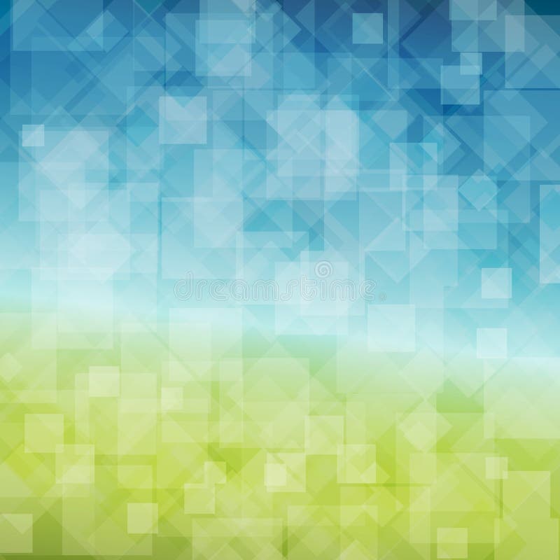 Vector Spring abstract background stock illustration