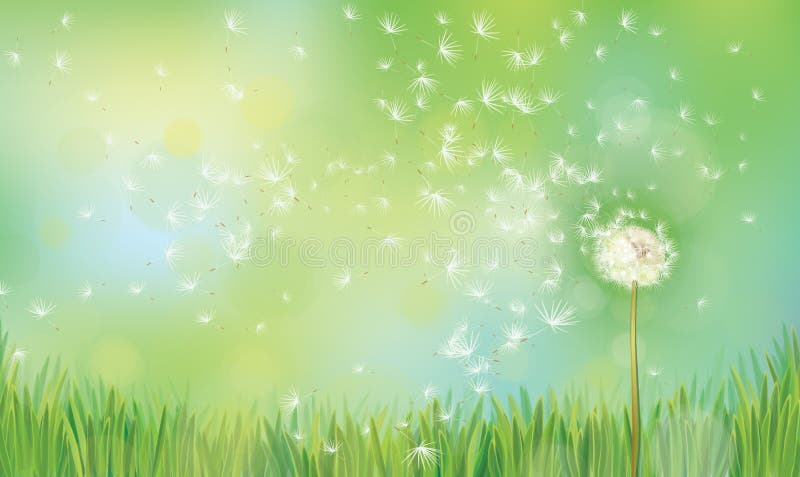 Vector spring nature background. royalty free illustration Vector spring nature background. royalty free illustration