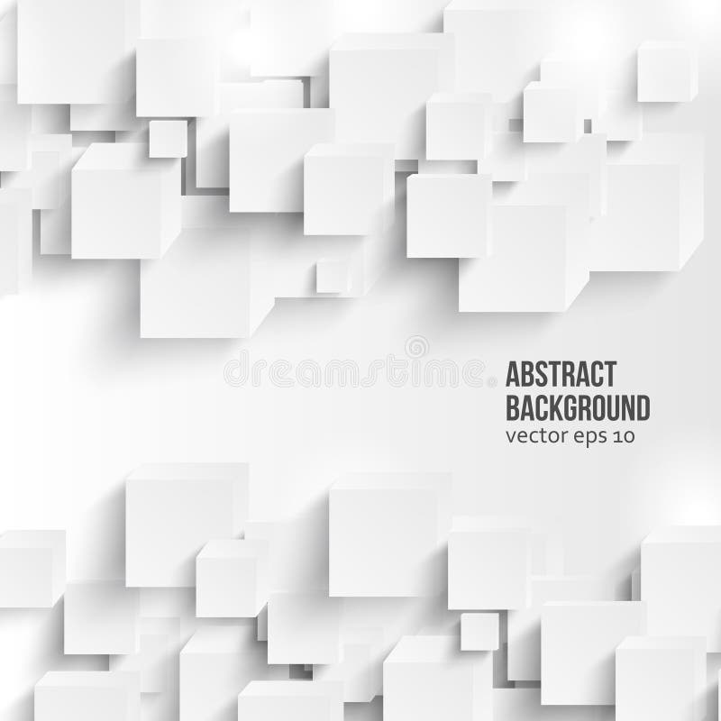 Vector square. Abstract background card blue. stock illustration