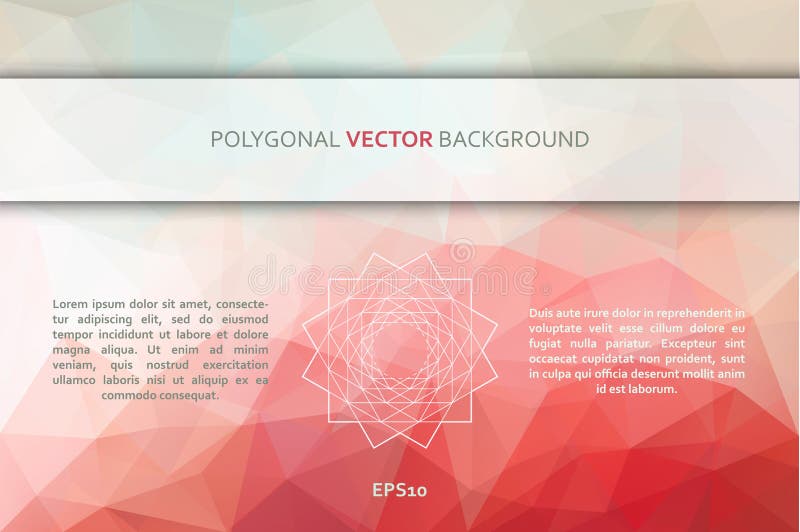 Vector square blurred background