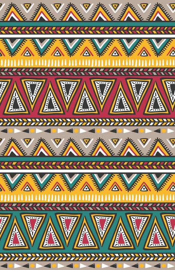 Vector stammen strepen naadloos patroon vector illustratie