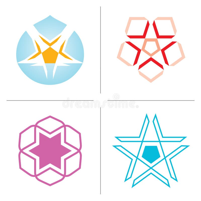 Vector Star logos