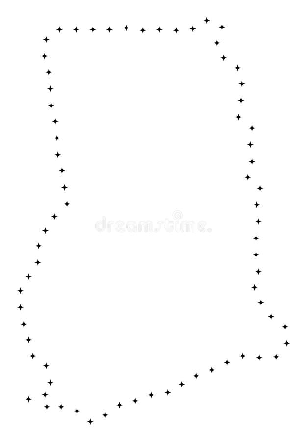 Dot Stroke Ghana Map stock vector. Illustration of drawing 131804599
