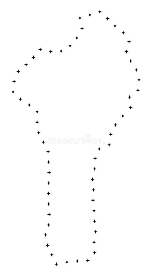 Download Dot Stroke Benin Map stock vector. Illustration of path ...