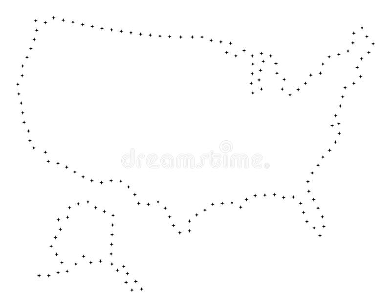 Download Dot Stroke United Kingdom Map Stock Vector - Illustration ...