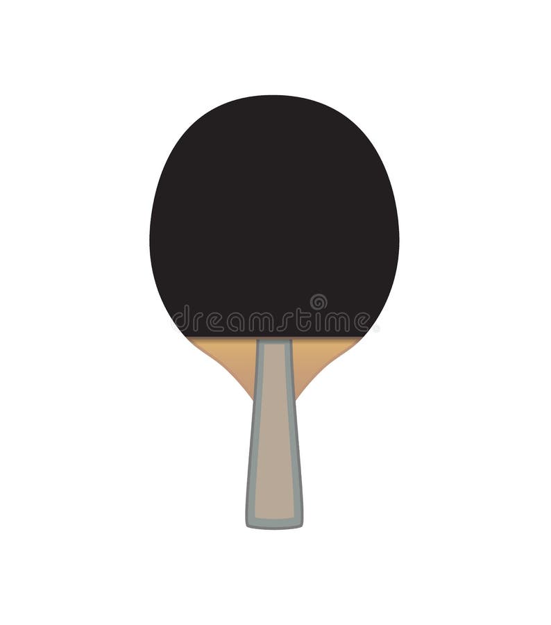 Vector Table tennis bat isolated on white background royalty free illustration Vector Table tennis bat isolated on white background royalty free illustration
