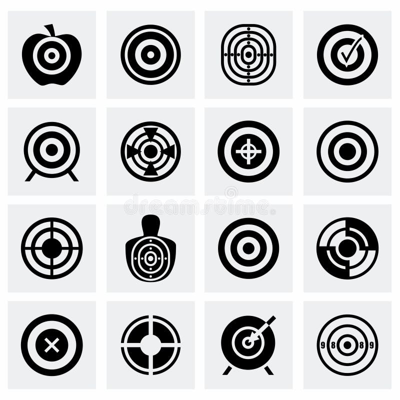 Vector Target icon set vector illustration
