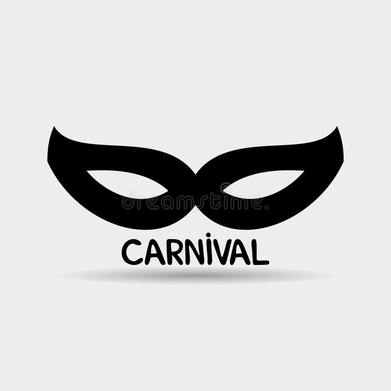 Vector Teken Carnaval stock illustratie Vector Teken Carnaval stock illustratie