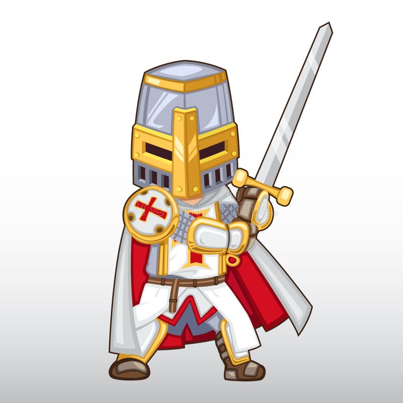 Vector Templar Knight Illustration vector illustration Vector Templar Knight Illustration vector illustration