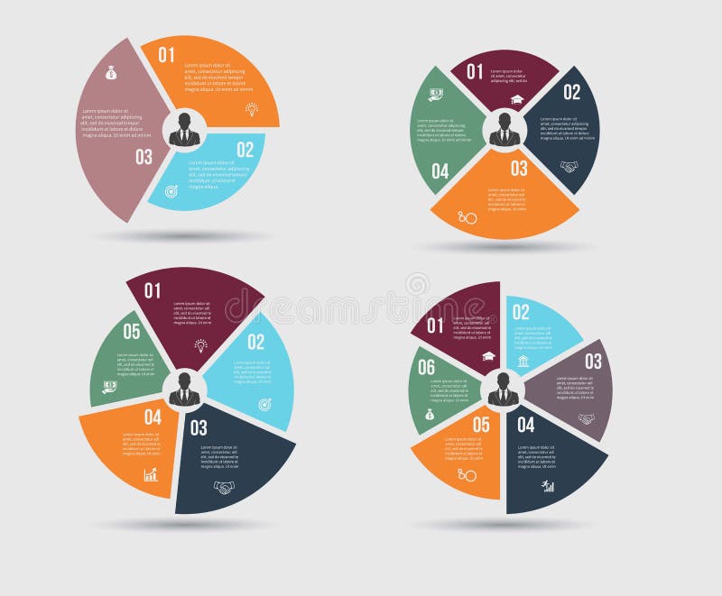 Vector Template for cycle diagram, graph, presentation and round chart royalty free illustration Vector Template for cycle diagram, graph, presentation and round chart royalty free illustration