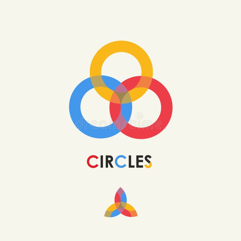 Three Circles Logo Stock Illustrations – 467 Three Circles Logo Stock  Illustrations, Vectors & Clipart - Dreamstime