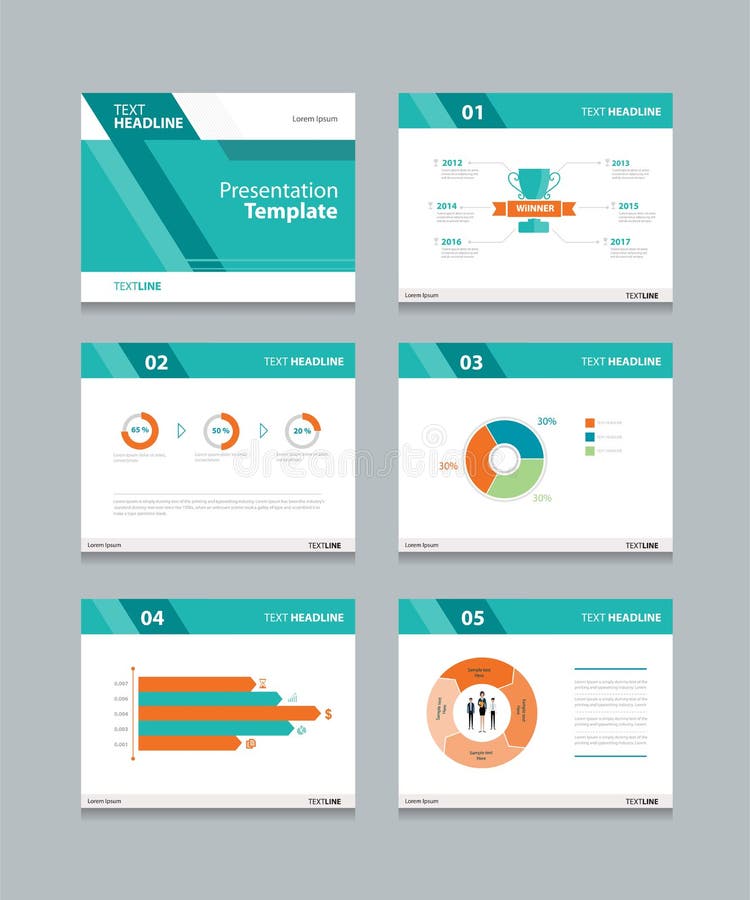 Vector Template Presentation Slides Background Design Stock Vector ...