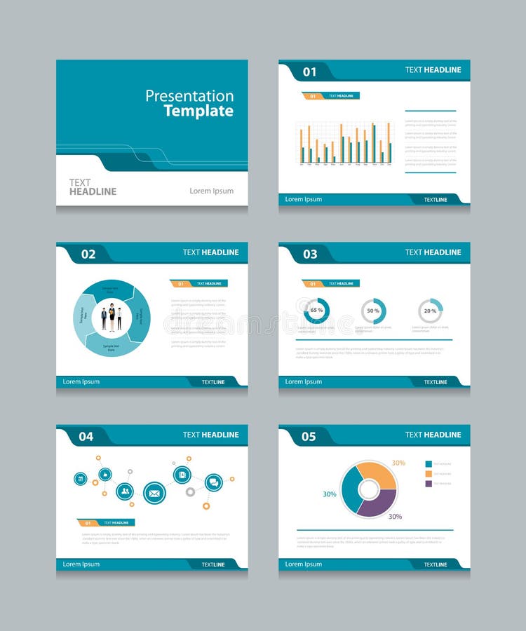 Vector Template Presentation Slides Background Design. Info Graphs and ...