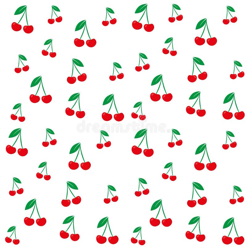 Vector a textura do fruto da cereja no fundo branco Ilustração da cereja, produto do fruto para o fundo, textura, logotipo ilustração royalty free Vector a textura do fruto da cereja no fundo branco Ilustração da cereja, produto do fruto para o fundo, textura, logotipo ilustração royalty free