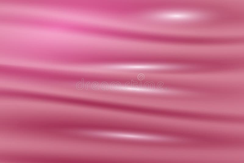 Vector texture of silk, satin, drapery fabric on luxurious background, pink latex glossy royalty free illustration