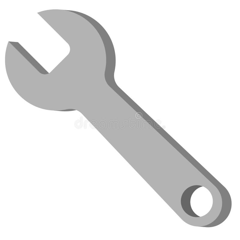 Vector of Tools Wrench. Logo Tools. Icon Wrench Stock Illustration