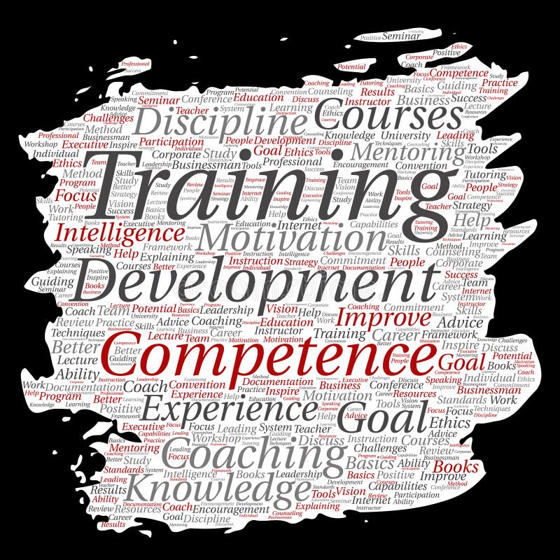 Vector training, coaching or learning, study vector illustration