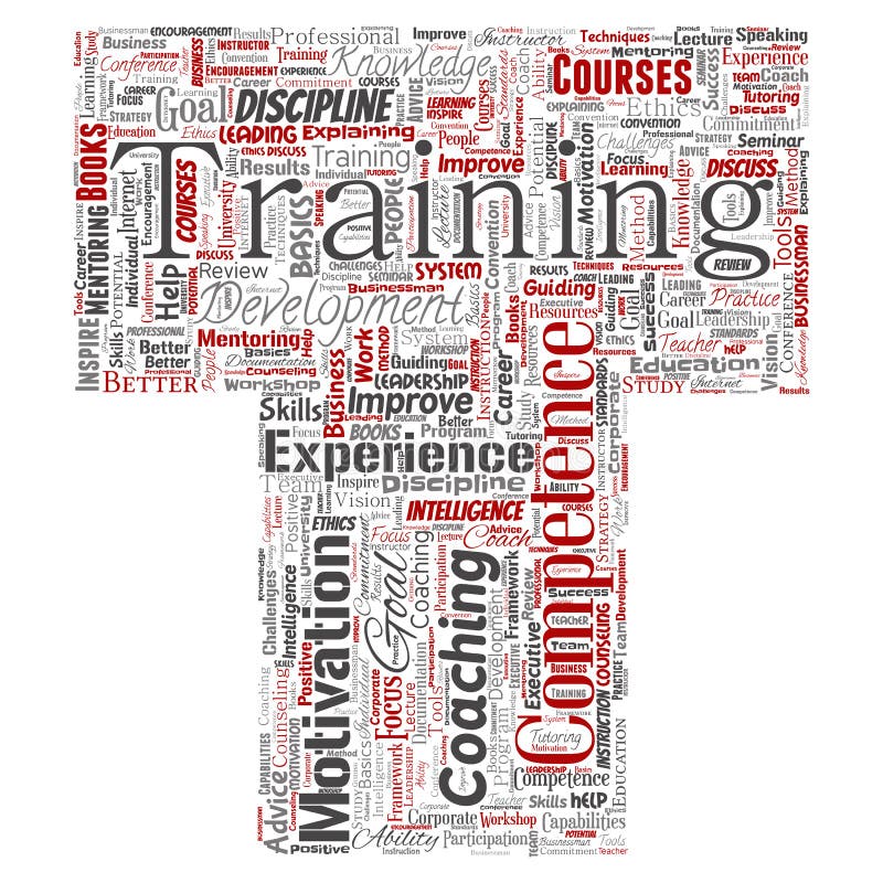 Vector training, coaching or learning, study letter font T royalty free illustration