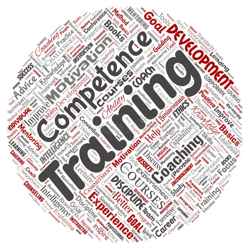 Vector training, coaching or learning, study vector illustration