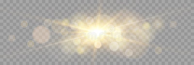 Vector transparent sunlight special lens flare light effect. Stock royalty free vector illustration. PNG.