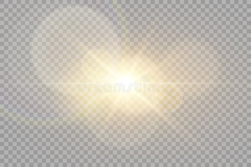 Vector transparent sunlight special lens flare light effect. Stock royalty free vector illustration. PNG.