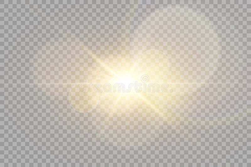 Vector transparent sunlight special lens flare light effect. Stock royalty free vector illustration. PNG.