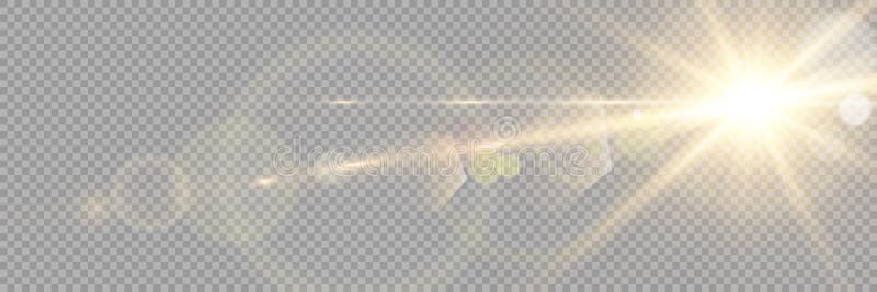 Vector transparent sunlight special lens flare light effect. Stock royalty free vector illustration. PNG.