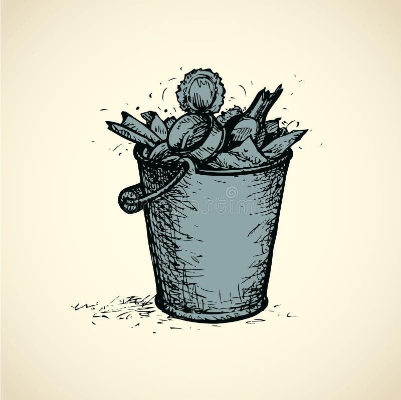 Garbage Truck Drawing Graphic by AnnArtshock · Creative Fabrica
