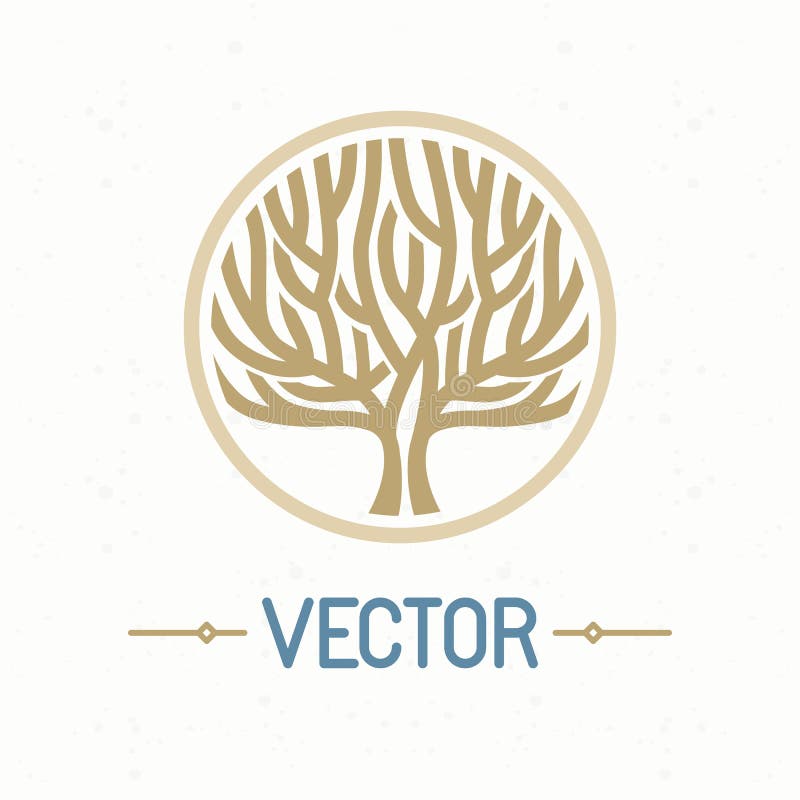 Vector tree logo