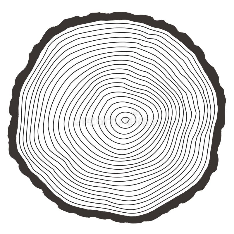 Vector Conceptual Background Tree Rings Stock Illustrations – 509 ...