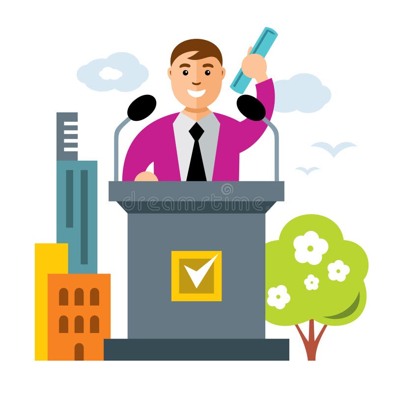 https://thumbs.dreamstime.com/b/vector-tribune-speaker-flat-style-colorful-cartoon-illustration-politician-waving-pre-election-program-white-background-87560537.jpg