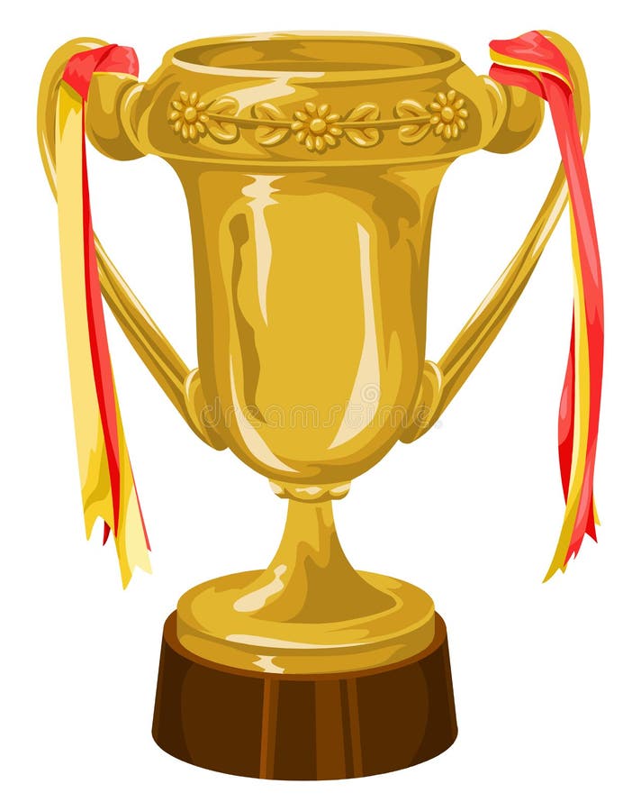 Vector Of Trophy With Ribbon. Stock Vector Image 59885132