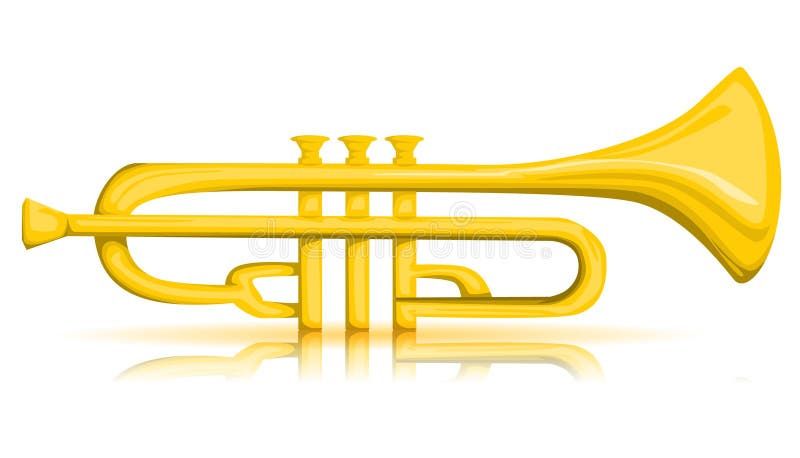Vector trumpet stock vector. Illustration of equipment - 33550944