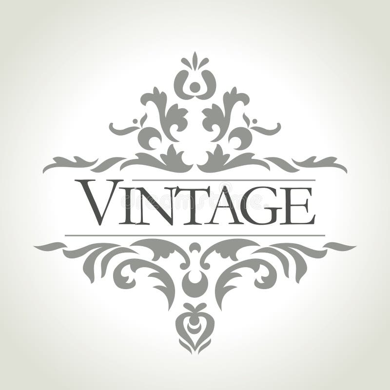 Vector vintage frame vector illustratie