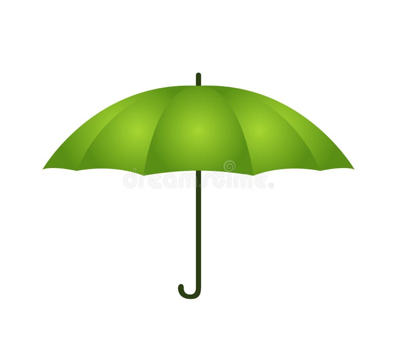 Vector umbrella in cartoon style. Opened parasol stock illustration Vector umbrella in cartoon style. Opened parasol stock illustration