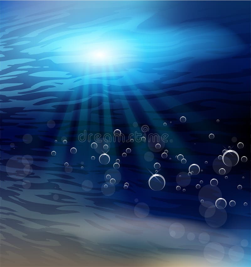 Vector Underwater scene stock vector. Illustration of background - 27528103