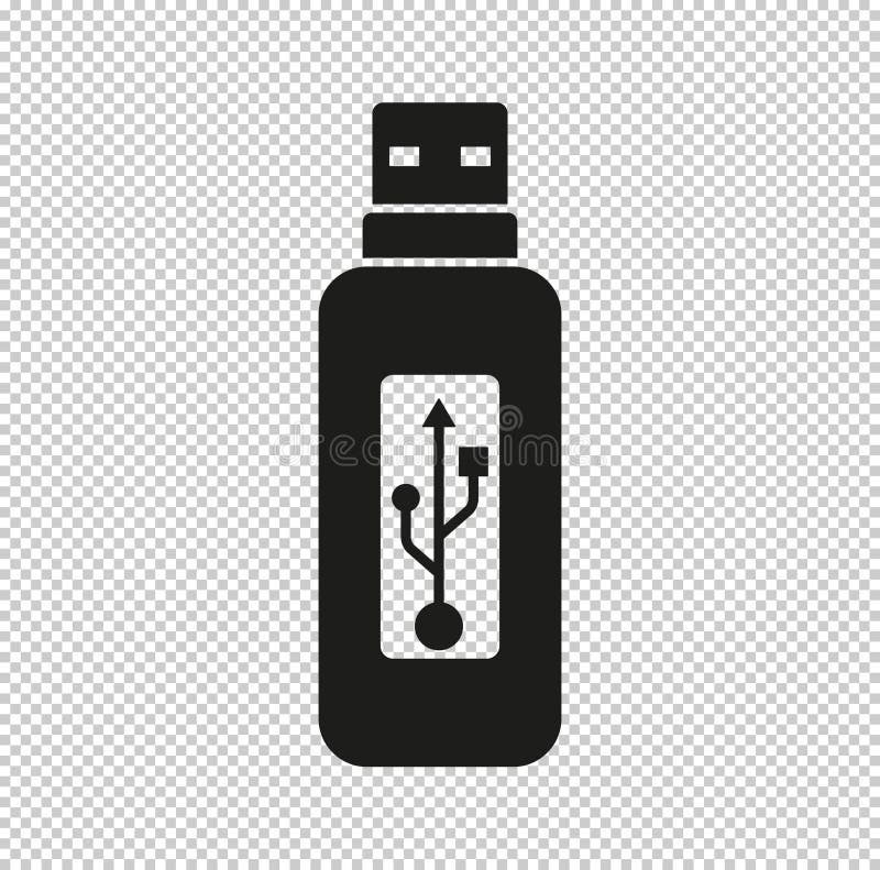Usb Flash Drive - Vector Icon Vector - Illustration of shadow, business: 138636207